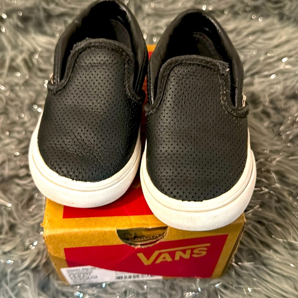 Classic perf leather slip on